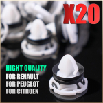 20X Peugeot Citroen Renault autoukse sisepaneeli kaardi trimmiklambrite kinnitusdetailide kinnitusdetailide jaoks OE# 9345ZN 7703077476 1007928