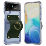 Samsung Z Flip 3 4 5g kate koos r&otilde;ngaspandlaga Pu nahast k&auml;epaelaga p&otilde;rutuskindel l&auml;bipaistev telefoni&uuml;mbris Samsung Galaxy Z Flip 4 5g jaoks For Samsung Z FLIP 3