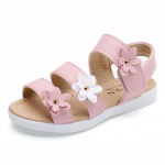 Suvised rannat&uuml;drukute lamedad sandaalid Rihmad lilled Laste v&auml;ikelaste kingad 36 valge