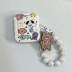 Ins Dog Bear Animal Zoo Multifilm Armas k&otilde;rvaklappide &uuml;mbris Apple Airpodide laineline kate 1 2 3 Pro juhtmevaba Bluetoothi ​​laadimiskarbi kate For Airpods Pro