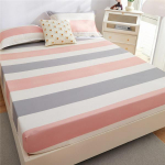 100% veekindel madratsikate s&uuml;gava taskuga lestavastase voodilinaga voodikaitsega voodikattega tr&uuml;kitud voodikate 90x200cm Only a Sheet