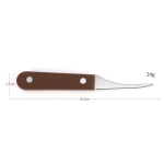 1 tk roostevabast terasest krevettide niit nuga krevetiliini l&otilde;ikur homaari n&ouml;&ouml;ri kest Puhastusnoad mereannit&ouml;&ouml;riistad k&ouml;&ouml;gitarbed Shrimp thread knife with plastic handle
