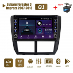 Android Subaru Forester 3 Impreza 2007-2013 jaoks koos nupunupuga autoraadio video multimeedia GPS-m&auml;ngija 1+16 GB 1+16GB