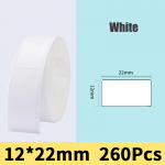 Etikett Paber Kodu Sorteerimisb&uuml;roo Organisatsiooni osad Rull 12&times;22mm (260pcs)