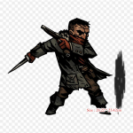 Darkest Dungeon Highwayman Darkest Dungeon Dungeon Cra Triikraud soojus&uuml;lekandel tr&uuml;kkimine Vin&uuml;&uuml;lplaastrid Kleebis riietele Ise ise teha aplikatsioonid pestavad plaastrid