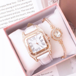 Kirjakella+komplekt Kaheosaline kellakomplekt naiste WeChat Business Tiktok drenaažik&auml;ev&otilde;ru Black watch bracelet box