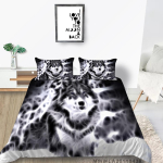 Hundimustriga voodipesukomplekt tekikott padjap&uuml;&uuml;r kodu voodipesukomplekt AU/EL/USA t&auml;issuuruses &uuml;hekohaline/kahekohaline voodi kodukaunistus Baby 100x135cm
