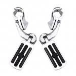 2 tk/komplekt Mootorratta jalapulgad, kronstein Reguleeritavad jalapulgad Kinnitusklambrite komplekt 1 1/4 (32 mm) jaoks h&otilde;be