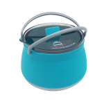 Kaasaskantav silikoonist kokkupandav veekeetja, matkaveekeetja, kohvikann, kokkupandav mini keedukann, matkatarbed sinine