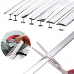 Universaalne auto isekleepuv uks kroomitud ribade vormimiskaunistus, kaitseraua kaitse, trimmiteip, autokleebis 6mm