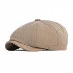 Kevadsuvi &otilde;huke hingav kaheksanurkne ajalehem&uuml;ts meestele Briti vintage soliidne baretimaalija m&uuml;ts Gorras Hombre Boina