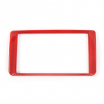 TESIN ABS armatuurlaua konsooli GPS-navigatsiooniseadmete dekoratiivraami katte kleebised Suzuki Jimny 2011-2017 interj&ouml;&ouml;ri jaoks punane