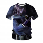 Uus Rurouni Kenshini T-s&auml;rk Anime 3D Prindiga T&auml;navar&otilde;ivad Jaapani Samurai Mood Suur T-s&auml;rk Mehed Naiste Harajuku Topid Riided S