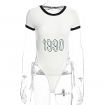 Naiste suvine k&uuml;lgsidemega kombinesoon, naiste suvine k&otilde;rge v&ouml;&ouml;kohaga kombinesoon, T-s&auml;rk, s&auml;rk, vaba aeg, seksikas s&auml;rk S valge