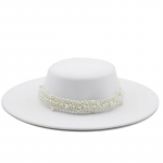 Uus moodne villane seapirukas Boater lame kattek&uuml;bar naiste meeste vildist 9,5 cm laia &auml;&auml;rega Fedora m&auml;ngurim&uuml;ts 56-58CM