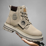 K&otilde;rge &uuml;laosaga saapad Meeste nahkjalatsid Mood Mootorratta poolsaapad Meestele S&uuml;gistalvesaapad Meeste jalan&otilde;ud &Otilde;ue K&otilde;rged mootorrattakingad 40 hall