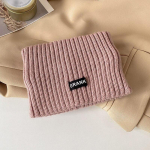 1 arvutiga naiste talvine laia &auml;&auml;rega peapael, kootud soe peapael elastne spordipeapael roosa