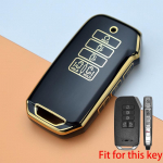 9 nupuga TPU autov&otilde;tme korpuse kate Kia Carnival Sedona 2021 K8 V6 2022 EV6 GT Line 2022 Dl3 Mq4 K5 Grand Sorento tarvikutele 9 Button Key Case valge