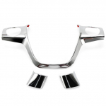 1tk Ford Focus 3 Mk3 jaoks (2012-2014 )/Kuga 2013&ndash;2015 tarvikud Auto Styling Rooli trimmikatte kaane kleebise kaunistus