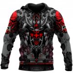 Kevads&uuml;gis jaapani samurai t&auml;toveering 3D printimine meeste pusad Harajuku vabaaja unisex jope pikkade varrukatega pullover M