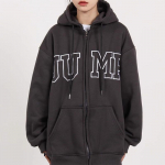 Naiste sametist paksendatud kampsun, tr&uuml;kitud keskmise pikkusega kapuutsiga kardiganjakk M tumesinine v&auml;rv