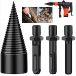 3 tk puuritera Eemaldatavad koonused P&otilde;letav puit L&otilde;hkumisotsakud Tugevad elektrilised puurid Kruvikoonuskeeraja kuuskant + ruut + &uuml;mmargune 32 mm/1,26 tolli