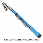 FTK 1M-1,9M automaatne &otilde;ngeritv reguleeritav teleskoop ridva seade 1.9M/6.23FT