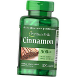 Cinnamon, Cinnamon 500, Puritan's Pride 100 kork (71367020) 100caps