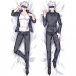 180 cm Gojo Satoru Jujutsu Kaisen Dakimakura Anime Cosplay Kallistav Body Cool padjap&uuml;&uuml;r Kohandatud kahepoolse tr&uuml;kiga padjap&uuml;&uuml;r 40x120cm Peach Skin