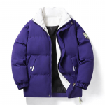 Cotton Coat Explosion Meeste s&uuml;gis- ja talvemantel pluss Cashmere Tide Br&auml;ndi ilus paar paksu talvise puuvillase polsterdatud mantliga M valge