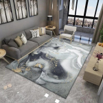Nordic Light Luxury Marmor elutuba Vaip Magamistuba Abstraktsed Voodivaibad R&otilde;du K&ouml;&ouml;k Vannituba Libisemiskindlad Vaibad Verandamatt 100cmx120cm