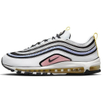 Nike Air Max 97 Mighty Swooshers Unisex tossud Valge Must Metallik-H&otilde;bedane DX6057-001 36.5