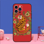 Animal Tiger Art telefoni&uuml;mbris iPhone'ile Samsung Galaxy Redmi Xiaomi Oppo OnePlus Note SA 7 8 9 10 11 12 13 14 20 21 22 23 53 54 Pro Max Plus Ultra iPhone 6 or 6S