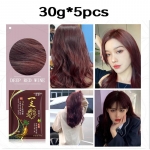 New Fashion Organic Natural Hair Dye Shampoo žen&scaron;enni ekstraktiga musta juuksev&auml;rvi v&auml;rvi &scaron;ampoon katvatele hallidele valgetele juustele 5Bags