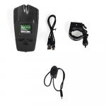 Jalgratta esitulega jalgratas spidomeetri juhtmevaba sarvega 2000 mAh veekindel jalgratta spidomeeter Horn Light Black And Blue