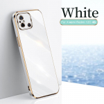 6D Plating Ultra &otilde;huke ja pehme silikoonist telefoni&uuml;mbrise &uuml;mbris XIAOMI 12 13 Lite 12T 13T Pro jaoks POCO C65 F5 X5 Redmi 13C 12 12C Note 12s 12 Por+ XiaoMi 13T / 13T Pro valge