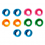 10/100 tk niidihoidik, elastne lokkis hoidja, korduvkasutatav, suurep&auml;rane vastupidavus, hoidke niidipool korras ja korrastatud &otilde;mblus- ja tikkimismasin 10 pcs