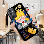 V&auml;rvitud mustriga telefoni&uuml;mbris P&otilde;rutuskindel pehmest silikoonist TPU kaitsev telefoni&uuml;mbris Samsungi kaanele Samsung A01