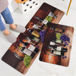 1 tk Creative veinipudeli k&ouml;&ouml;gimatt Pehme paksendatud k&ouml;&ouml;gip&otilde;randamatt Veekindel libisemiskindel &otilde;likindel p&otilde;randamati jooksvaip 40*60cm