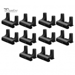 10 tk Air-Fryer kummist jalad kiireks kasutamiseks Vortex Cosori &otilde;hufrit&uuml;&uuml;ri salve professionaalsed asendusosad libisemiskindlad eemaldatavad frit&uuml;&uuml;ri kaitserauad 10 pcs