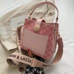 Moodne vabaaja kaasaskantav kott naiste uus s&uuml;gis- ja talvemood, suure mahutavusega &otilde;lakott one size roosa