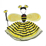 Boys Girls Bee Costume Accessories Halloween Cosplay Clothes Kits Little Elf Dress up