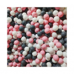 100 tk/komplekt 3 v&auml;rvi kaevukuul must valge roosa paksendatud PE-purustuskindel BPA ftalaadivaba ohutu siseruumides kasutamiseks m&otilde;eldud v&auml;ikelaste v&auml;ikelaste &uuml;mmargune ookean 5.5 cm