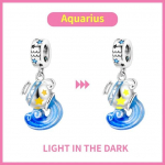 100 %925 Sterlingh&otilde;be 12 sodiaagim&auml;rgi t&auml;htkuju loomade amuleti sobivad Forfashionoriginal k&auml;ev&otilde;ru DIY ehete valmistamiseks valge