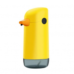 220 ml seebi dosaator Cartoon Duck Design korduvt&auml;idetav akutoitega reguleeritav hoiuruum ABS automaatse induktsiooniga k&auml;tepuhastusvahendi dosaator k&ouml;&ouml;gi jaoks kollane