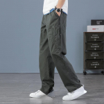 Uued meeste vabaaja p&uuml;ksid mitme taskuga t&ouml;&ouml;p&uuml;ksid meeste vabad suure suurusega elastsed v&ouml;&ouml;p&uuml;ksid v&auml;lisk&uuml;ljel suured meeste riided 6XL armee roheline v&auml;rv