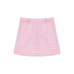 Jaapani Kawaii silmkoeline 2-osaline komplekt Naiste vabaaja Sweet Print sviiter + ruuduline seelik, Naiste Korea mood Vintage armsad komplektid 2024 Uus S roosa