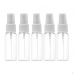 5 kaasaskantavat korduvt&auml;idetavat peene uduga pudelit reisimiseks 10ml