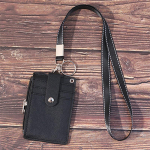 Isikup&auml;rastatud 5 kaardipesa m&auml;rgihoidja krediitkaardikott Rippumisn&ouml;&ouml;riga ID-kaardi varrukas rahakott One Size must