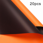 20 tk veekindel lilledega kingituste pakkepaber Lillepoodide kimpude pakkimine Pulmad oranž